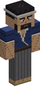 The Swordsmith from Wano, in a headband and an indigo kimono