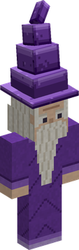 A Weatheria Scientist in a purple robe and pointed hat